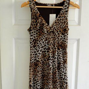 Mexx Asymmetrical Leopard Print Dress *NWT*
